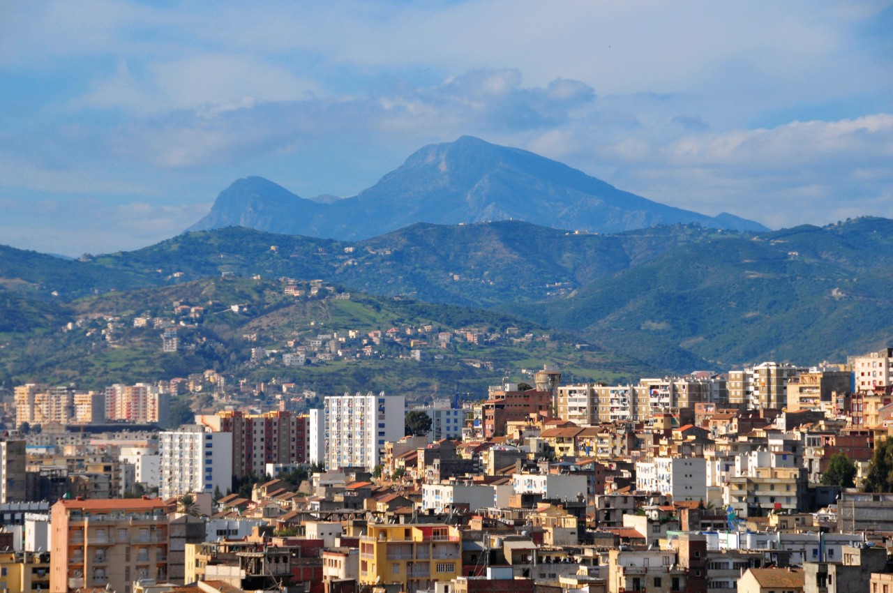 La ville basse de Bejaïa.