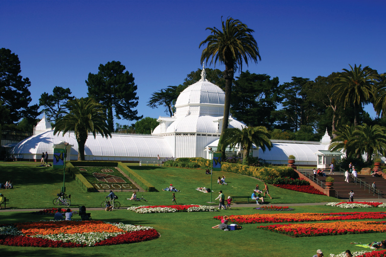 Conservatoire des fleurs du Golden Gate Park.