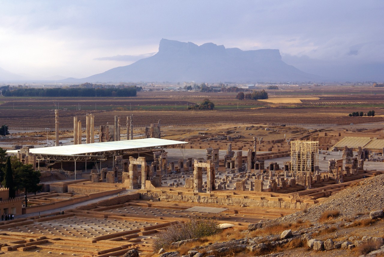 Les ruines de Persepolis.