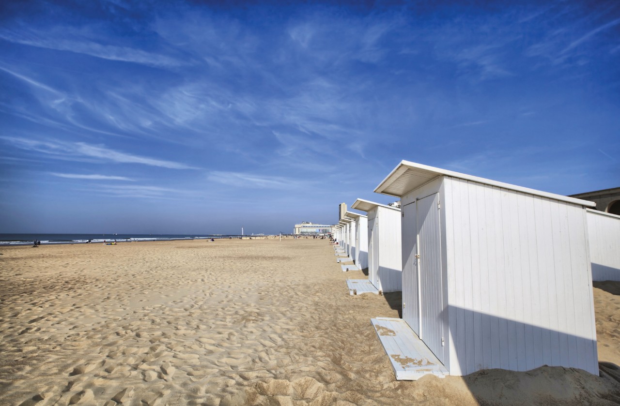 Cabanes de plage à Ostende.