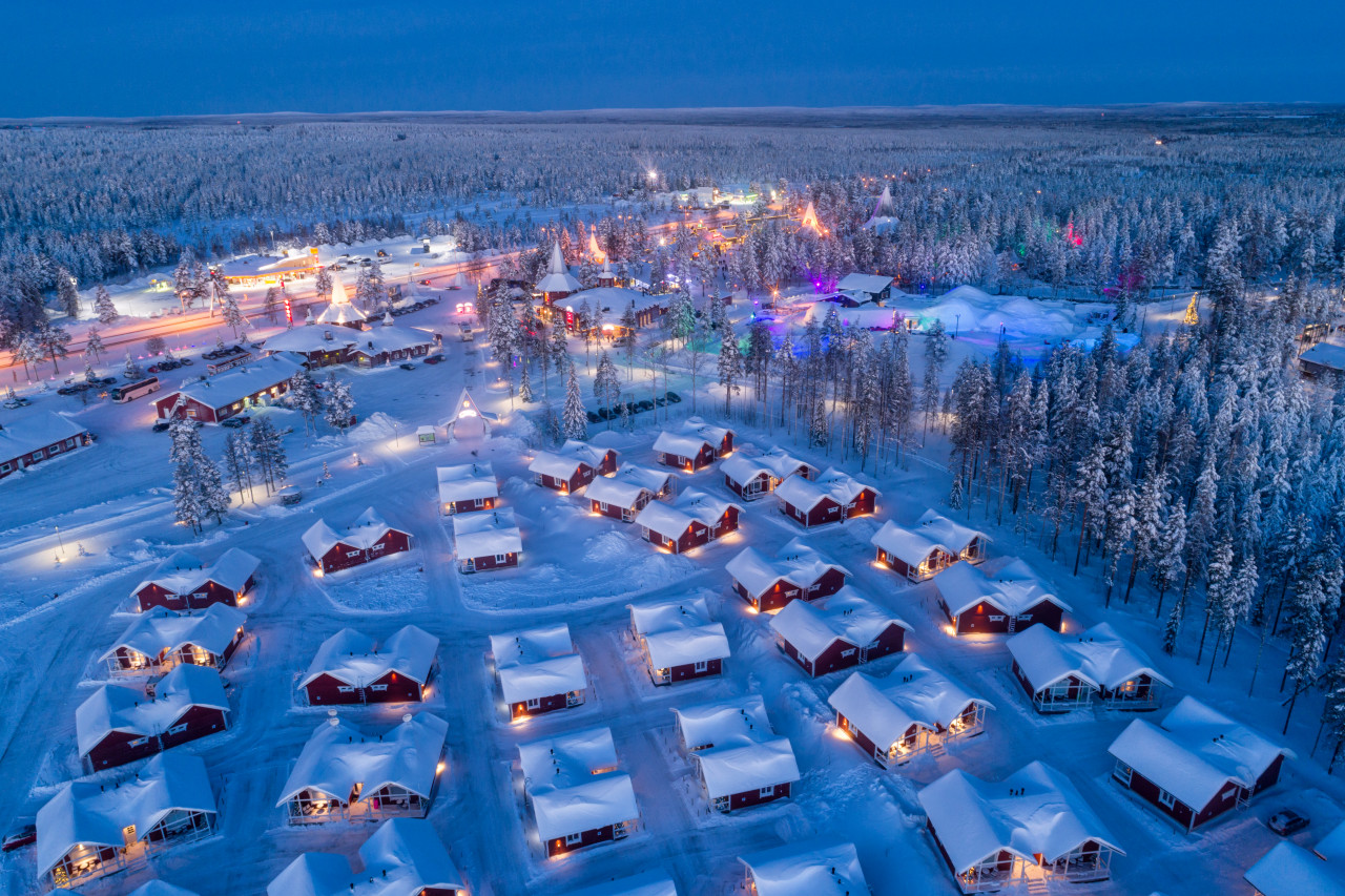 Santa Claus Village à Rovaniemi.