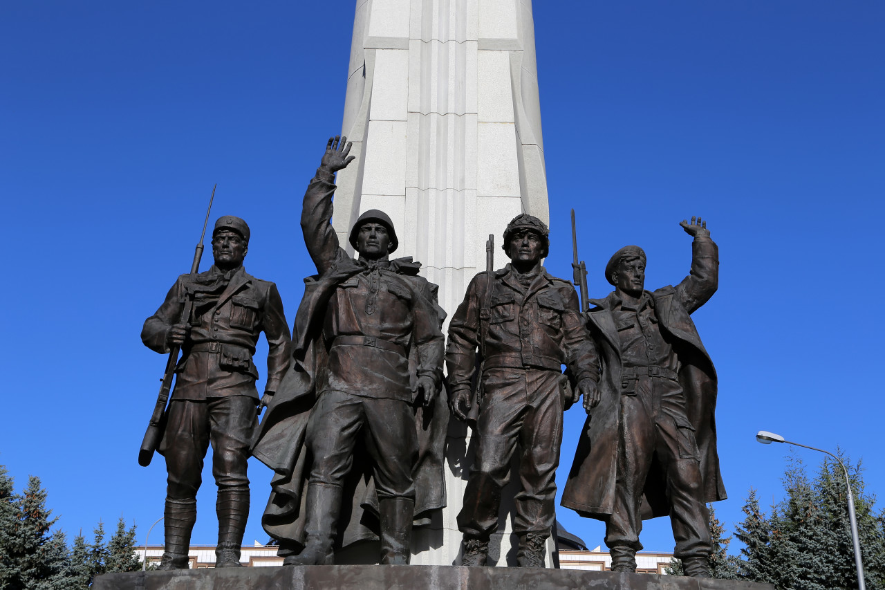 Monument aux morts dans le Parc de la Victoire.