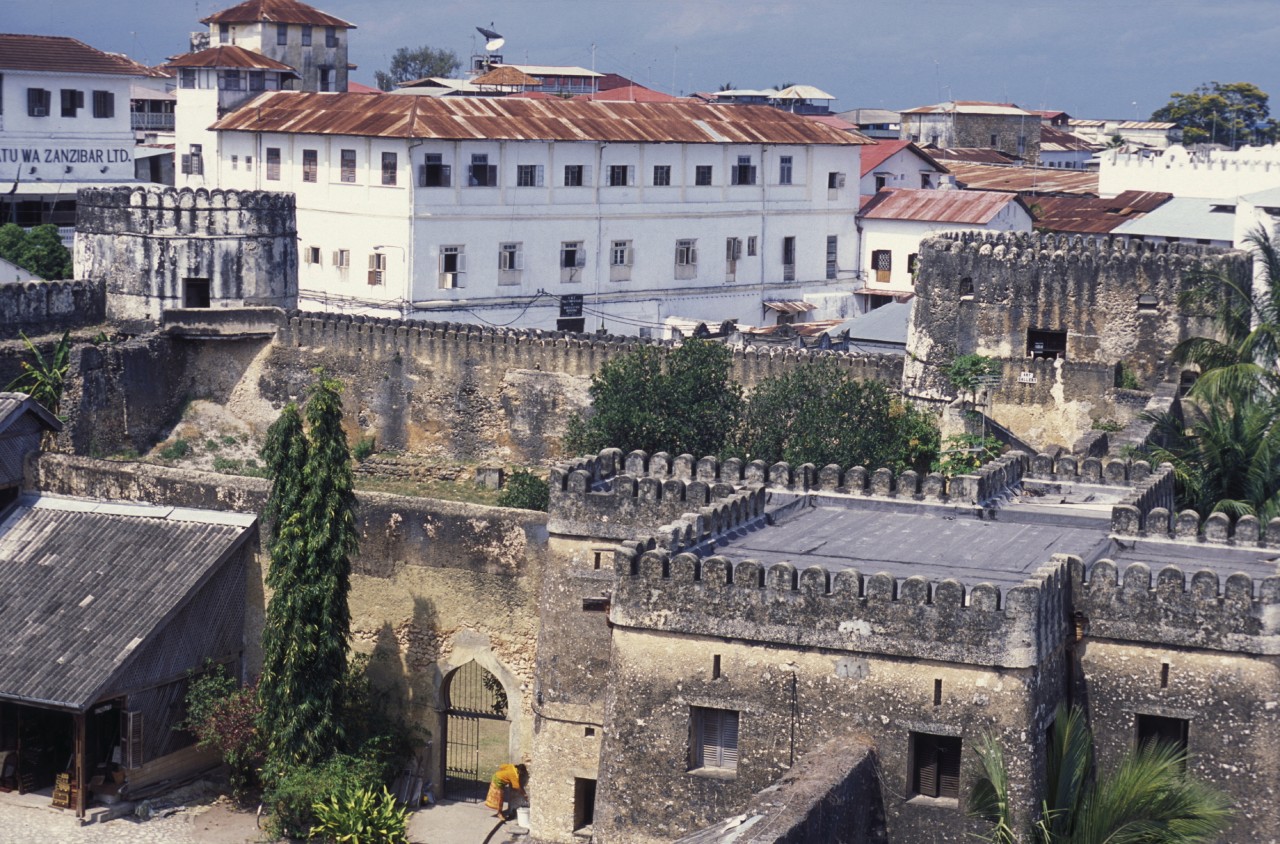 Les remparts du Vieux Fort arabe, Zanzibar Town.