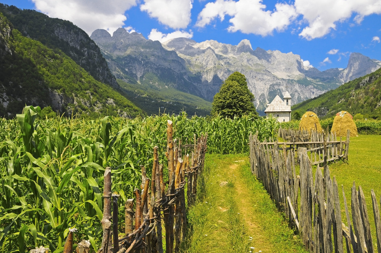 <p>Parc national des Alpes d'Albanie.</p>