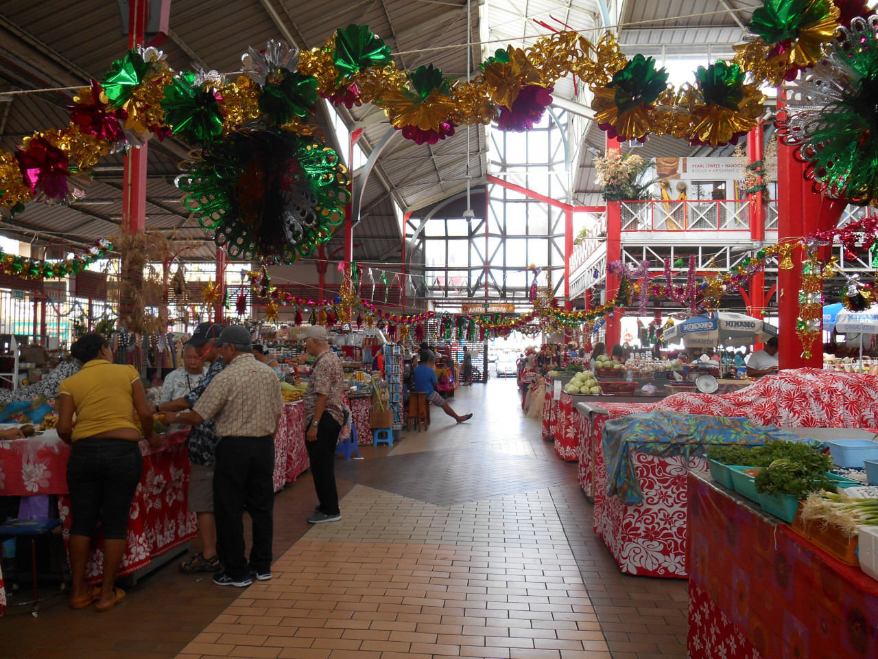 Le marché de Papeete