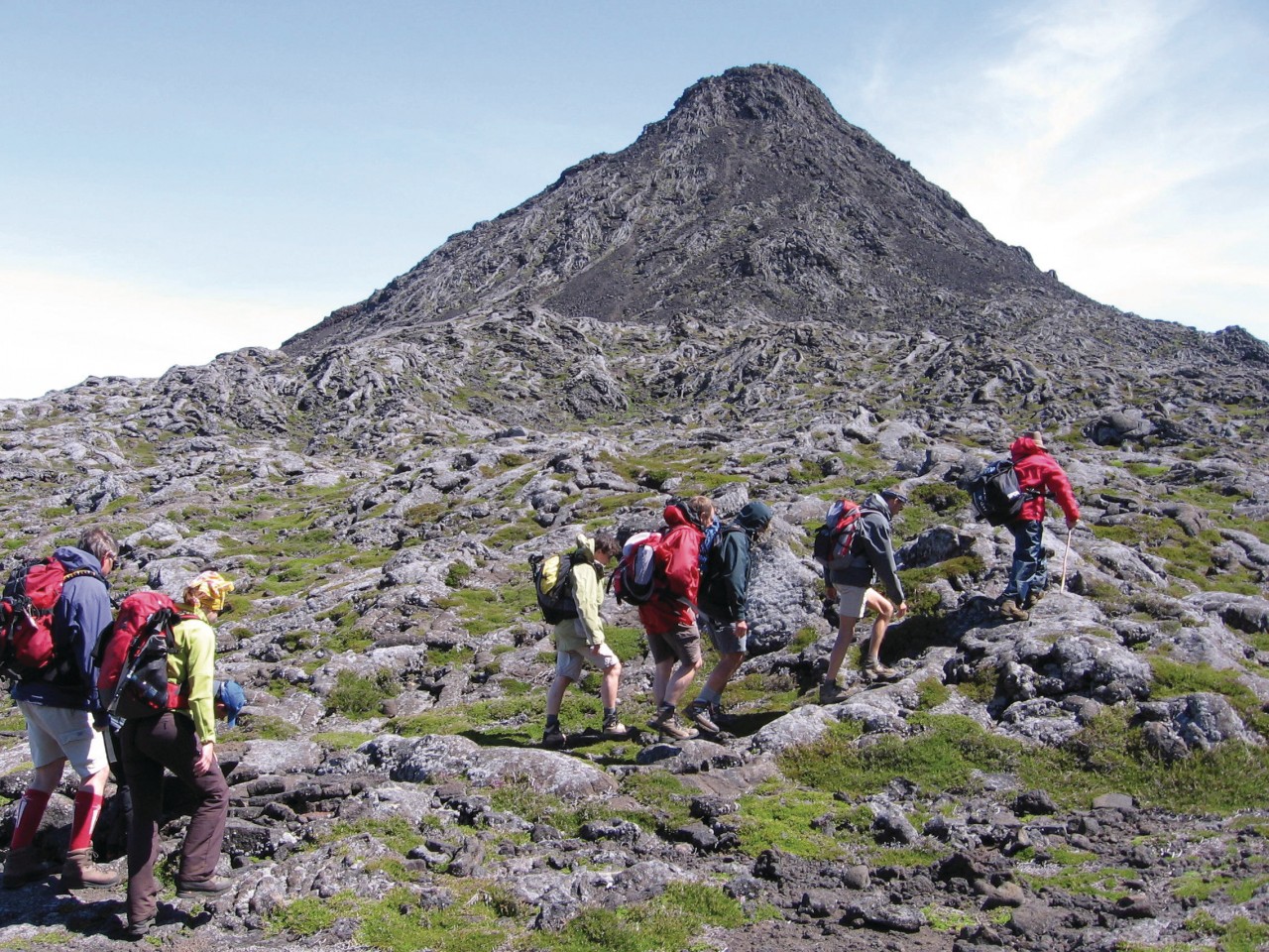 Ascension sur l'île de Pico.