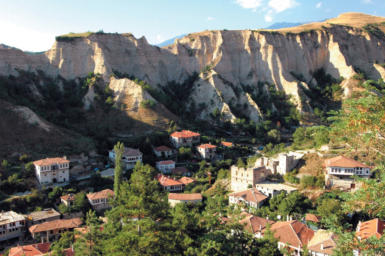 Melnik, la plus petite ville de Bulgarie.