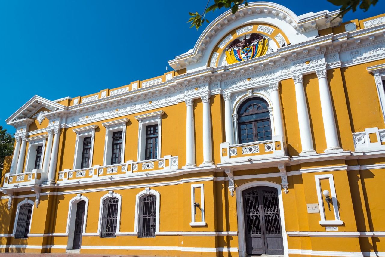 L'hôtel de ville de Santa Marta.