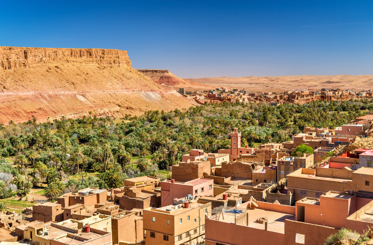 Vue sur Tinghir.