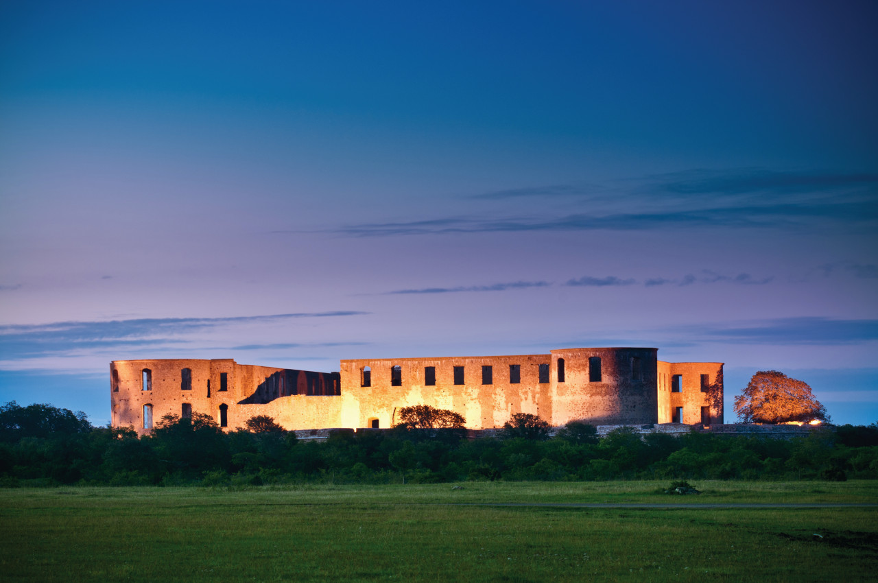 Le château de Borgholm.