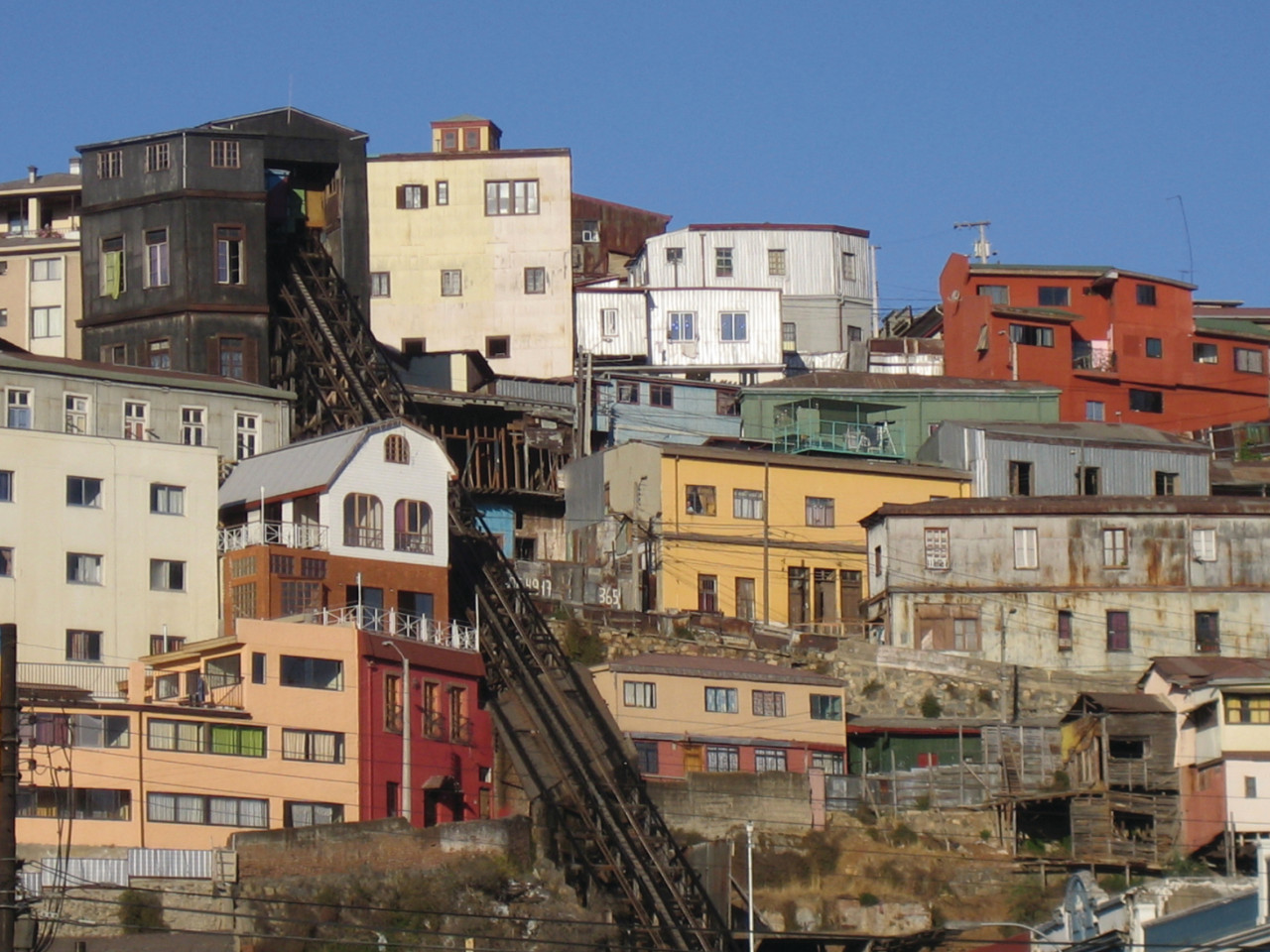 Funiculaire de Valparaiso.