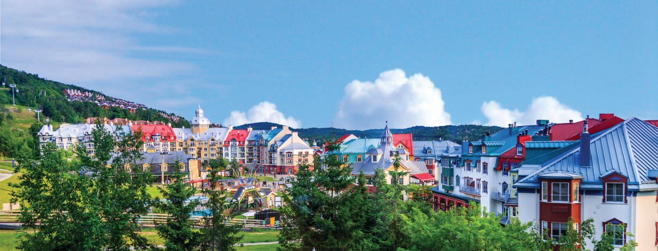 Station Tremblant dans les Laurentides.