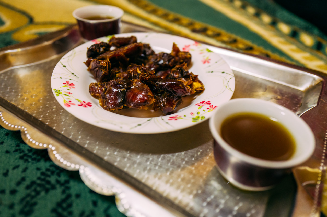 Petit déjeuner typique omanais.