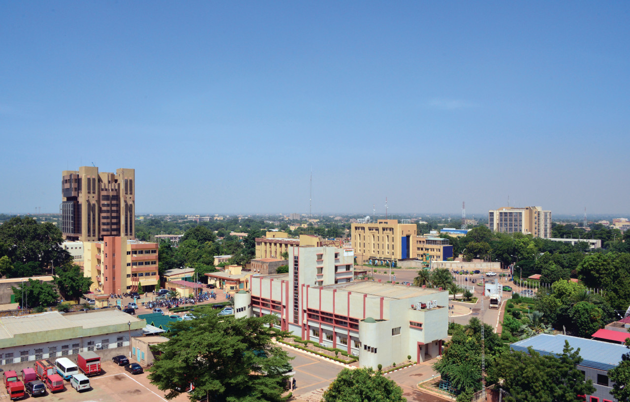 La ville de Ouagadougou.