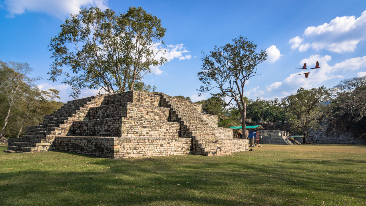 Parque arqueológico de Copán.