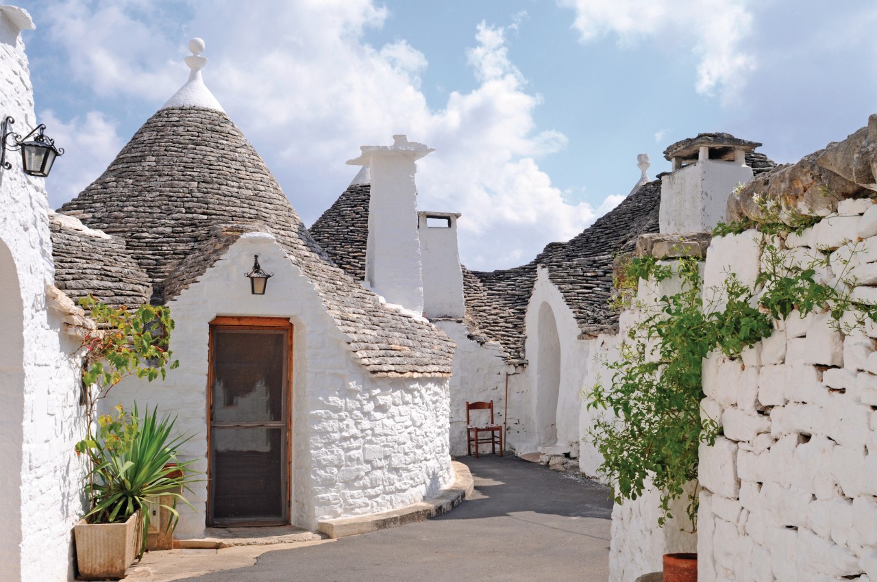 <p>Les Trulli d'Alberobello.</p>