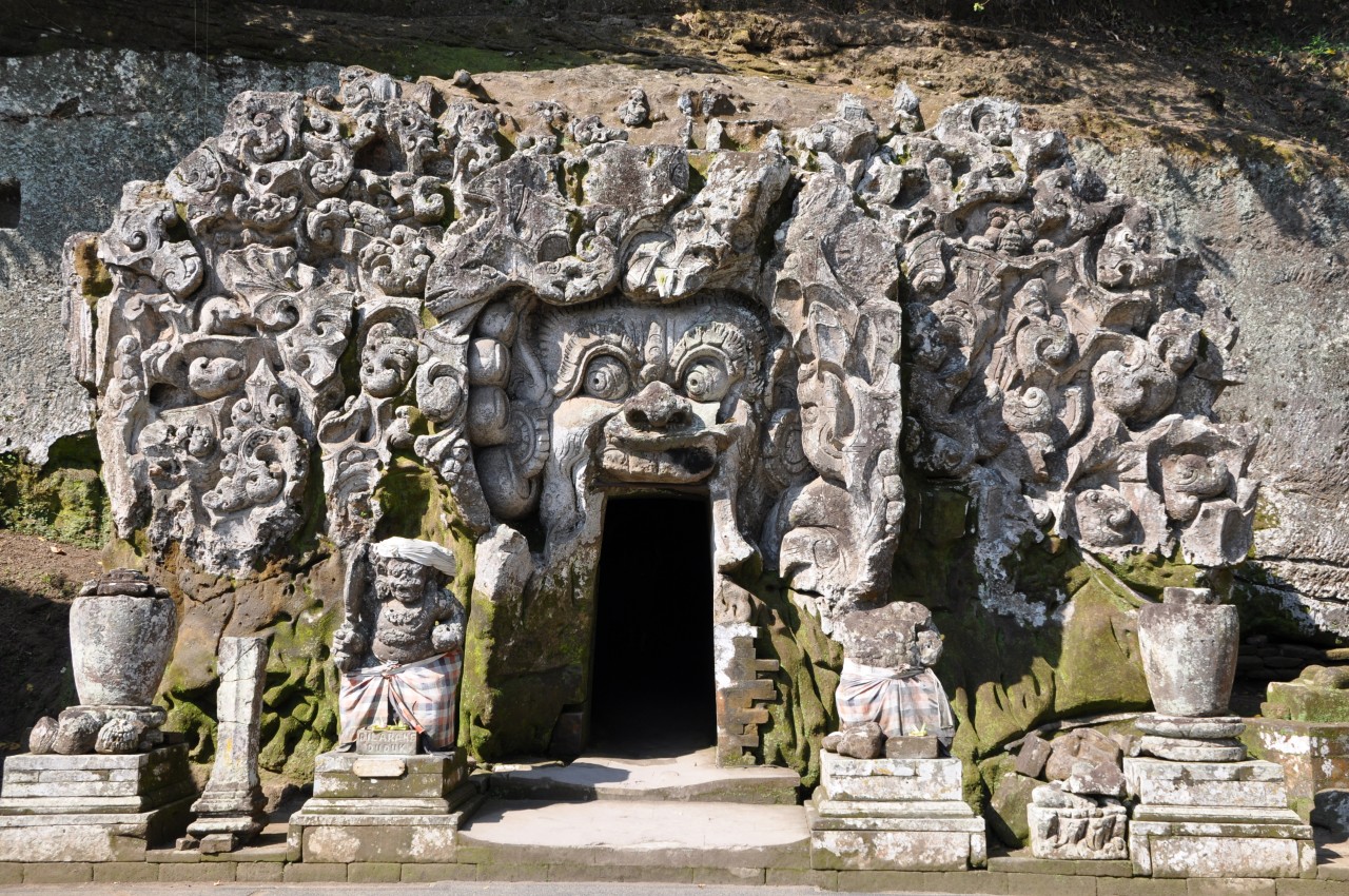 Grotte de l'élephant, temple Goa Gajah.